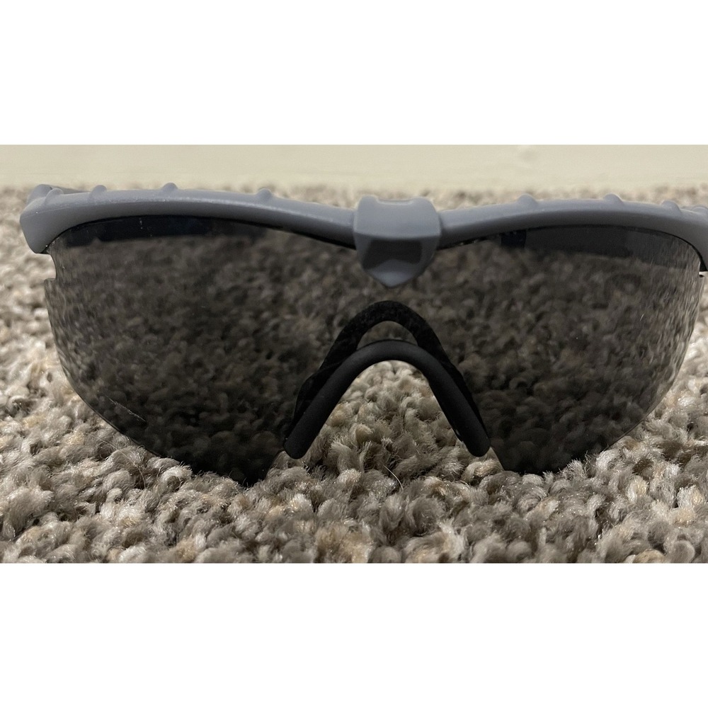 Oakley SI M Frame 2.0 Sunglasses Gray Ballistic Eyewear with Case and Extra Lens